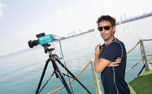 Recording team member Tommy