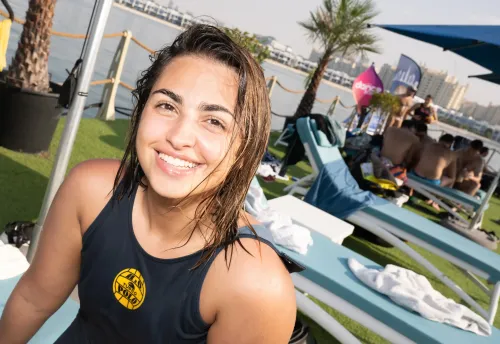 Kind team member from the Iranian club