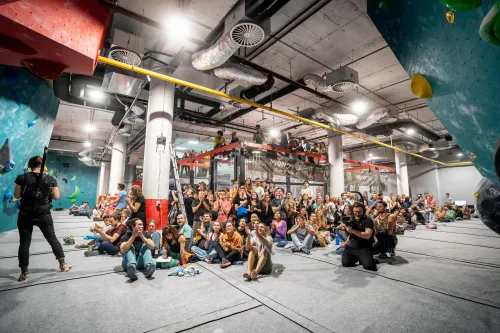 My favourite climbing club with lots of friends